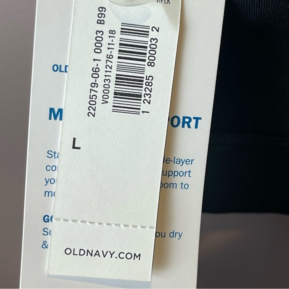 NWT Old Navy Medium Support Sports Bras Lot L - Picture 4 of 9